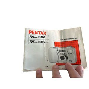 Pentax IQZoom 90MC 35mm Point & Shoot Film Camera Manual